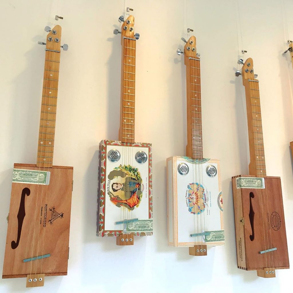 Cigar box guitars for sale in the UK
